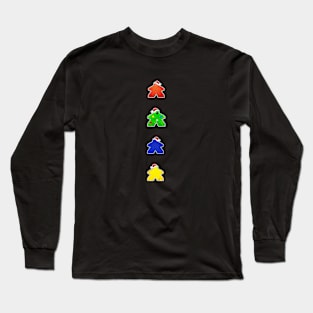 CHRISTMAS MEEPLES Long Sleeve T-Shirt